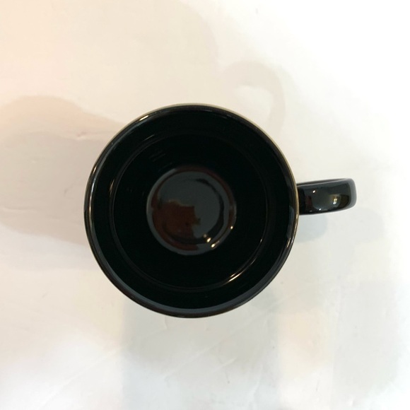 Otagiri Japan Papillon Black Porcelain Coffee Cup Mug Gold Leaf Butterfly - Picture 2 of 5